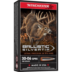 WINCHESTER Ballistic Silvertip 30-06 180Gr 20rd Box Bullets (SBST3006B)