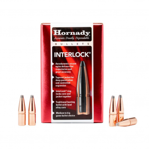 HORNADY InterLock .30 Cal 165Gr SP Rifle Bullets (3040)