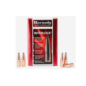 HORNADY InterLock .30 Cal 180Gr SP Rifle Bullets (3070)