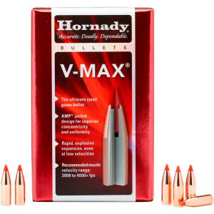 HORNADY 25 Cal .257 75Gr V-Max 100Rd Box Bullets (22520)