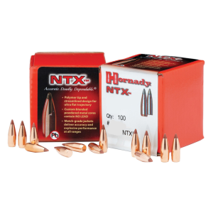 HORNADY NTX 20 Cal .204 24Gr 100 Per Box Bullets (22000)