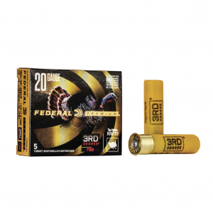 FEDERAL 3rd Degree 20Ga 3in 1-1/2oz #5/#6/#7 5rd Box Shotshells (PTDX258-567)