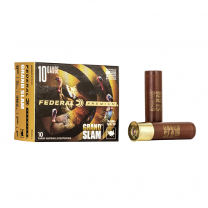 FEDERAL Grand Slam 10Ga 3.5in 2oz #4 Shot 10rd Box Shotshells (PFCX101F4)