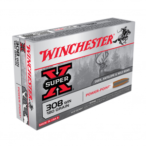 WINCHESTER Super-X .308 Win 180Gr PP 20rd Box Rifle Ammo (X3086)