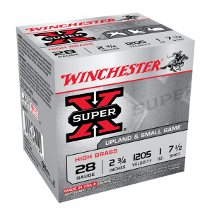 WINCHESTER Super-X 28Ga 1oz 2.75in #7.5 Shot 25rd Box Shotshells (X28H7)