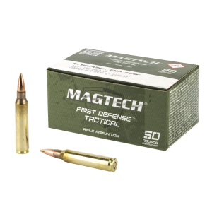 TECH First Defence Tactical 5.56 NATO 62Gr FMJ 50rd Box (CBC556B) Ammo