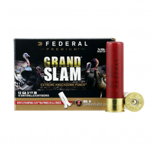 FEDERAL Grand Slam 12Ga 3.5in 2oz #6 Shot 10rd Box Shotshells (PFCX139F6)