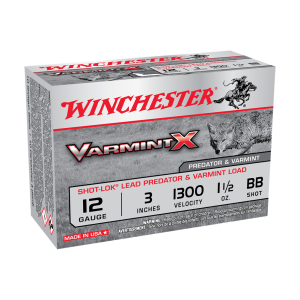 Winchester Ammo WINCHESTER AMMO Varmint X 12Ga 3in Shot-Lok Shotgun Shells (X123VBB) - $30.15 at GritrSports