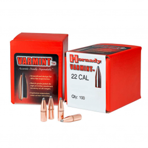 HORNADY 22 Cal .224 SP 55Gr Spire Point With Cannelure 100Rd Box Bullets (2266)