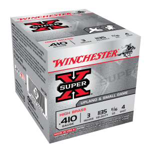 WINCHESTER Super-X .410Ga 11/16oz 3in #4 Shot 25rd Box Shotshells (X4134)