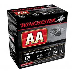 WINCHESTER AA 12Ga 7/8oz 2.75in #9 Lead Shot 25rd Box Shotshells (AANL129)