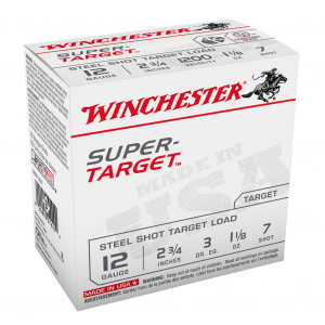 WINCHESTER Super Target 12Ga 1-1/8oz 2.75in #7 25rd Box Shotshells (TRGT12S7)