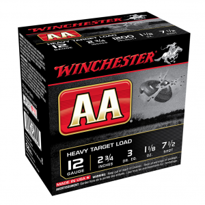 WINCHESTER AA 12Ga 1 1/8oz 2.75in #7.5 Lead Shot 25rd Box Shotshells (AAM127)