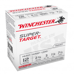 WINCHESTER Super Target 12Ga 1-1/8oz 2.75in #7.5 25rd Box Shotshells (TRGT12M7)