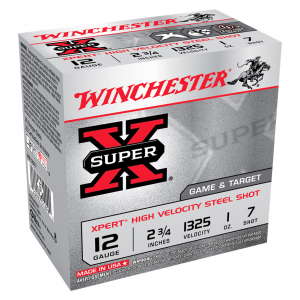 WINCHESTER Super-X Xpert 12Ga 2.75in #7 Shot 25/250 Shotgun Shells (WE12GT7)