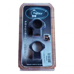 TALLEY For Kimber 8400 1in Medium Aluminum Black Scope Rings (4100640)