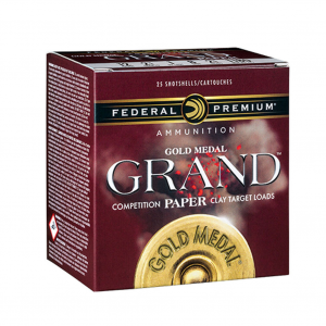 FEDERAL Gold Medal Grand Paper 12Ga 2.75in 1-1/8oz #7.5 Lead Shot 25rd Box Shotshells (GMT17175)