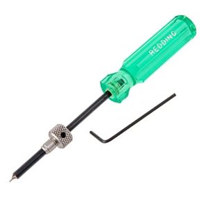 REDDING Small Flash Hole Deburring Tool with 22 cal. Pilot Stop (6110)