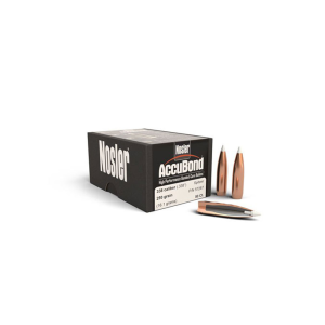 NOSLER AccuBond .338 Caliber .338" 250Gr Spitzer 50rd Box Bullets (57287)