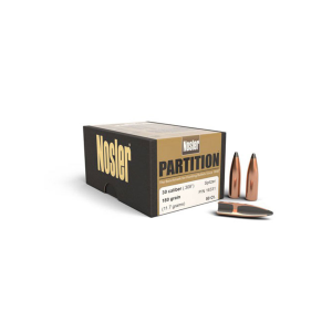 Nosler NOSLER Partition .30 Caliber .308" 180Gr Spitzer 50rd Box Rifle Bullets (16331) - $84.52 at GritrSports