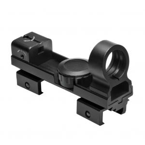 NCSTAR 1x25 Red/Green Dot Reflex Sight with Weaver and 3/8in Dovetail Base (DAB)