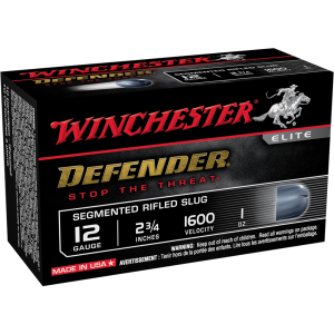 WINCHESTER PDX1 Defender 12Ga 2.75in 1oz 10rd Box 00 Buck/Rifle Slug (S12PDX1S)