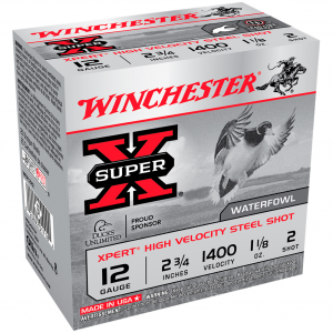 WINCHESTER Super-X 12Ga 2.75in #2 25rd Box Shotshell (WEX12H2)