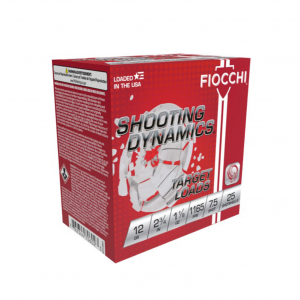FIOCCHI Shooting Dynamics 12Ga 2.75in #7.5 Shot 25rd Shotgun Shells (12SD18L7)