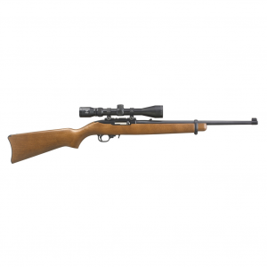 RUGER 10/22 Carbine .22LR 18.5in 10+1rd With Viridian EON 3-9x40mm Hardwood Rifle (31159)