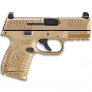 FN AMERICA FN 509 Compact MRD NMS 9mm 3.7in 12rd/15rd FDE Pistol (66-100574)