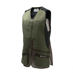 BERETTA Mens Silver Pigeon Evo Green/Chocolate Brown Vest (GT781T155307AB)