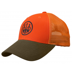 BERETTA Tobacco/Blaze Orange Upland Trucker Hat (BC641T15150850)