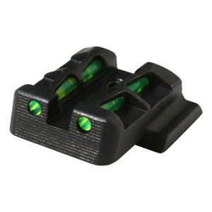 HIVIZ LiteWave Interchangeable Rear Green-Red-Black Sight for Glock 9mm-40 S&W (GLLW15)