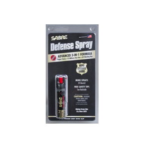 SABRE 3-IN-1 Compact Pepper Spray with Clip (P-22)