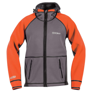 STORMR Men's Typhoon Neoprene Waterproof Smoke/Orange Jacket (R215MF-12)