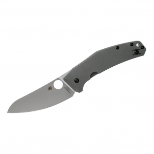 SPYDERCO SpydieChef 3.32in LC200N Blade Titanium Handle Folding Knife (C211TIP)