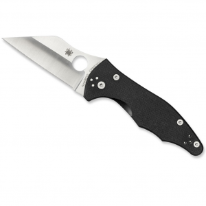 SPYDERCO Yojimbo 2 G-10 Black 3.11in Folding Knife (C85GP2)