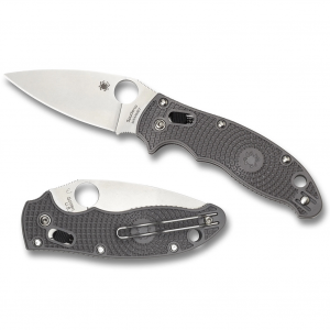 SPYDERCO Manix 2 3.4in Gray Folding Knife (C101PGY2)