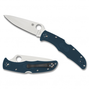 SPYDERCO Endura 4 Blue FRN Folding Knife (C10FPK390)