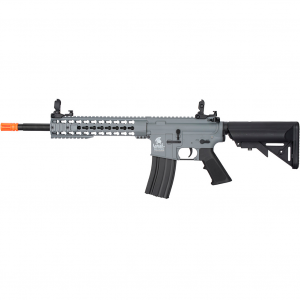 LANCER TACTICAL G2 M4 Carbine 10in Gray Airsoft AEG Rifle (LT-19Y-G2)