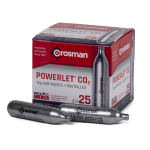 CROSMAN Powerlet 12g CO2 Cartridges 25-Pack (2311)