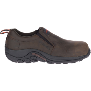 MERRELL Men's Jungle Moc Leather Comp Toe Espresso Work Shoe (J099319)