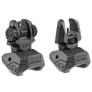 FAB DEFENSE Poly Flip-Up Front And Rear Sight Set (FX-FRBSKIT)