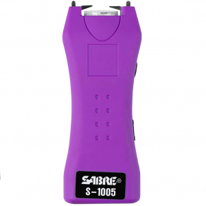 SABRE Dual Capacitor Purple Stun Gun with LED Flashlight and Pepper Spray Package (S5PR-F15PR)