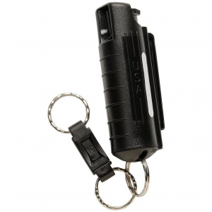 SABRE Red 3 Lbs Black Pepper Spray Keychain with Quick Release Key Ring (HC-14-BK-US)
