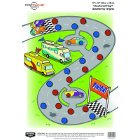 BIRCHWOOD CASEY Pregame 12x18in Checkered Flag Targets, 8-Pack (35574)