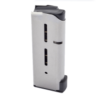 WILSON COMBAT Stainless 8rd Magazine with Ultrathin Pad for Compact/Officer's 1911 45 ACP (47DOX)