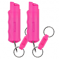 SABRE Pink Mother Daughter Pepper Spray with Quick Release Key Ring Combo Pack (HC-NBCF-04)
