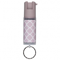 SABRE Quatrefoil Design Dusk Purple Pepper Spray with Key Ring (KR-DL-DP-200-02)
