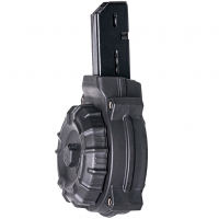 PROMAG 9mm 50rd Drum Black Polymer Magazine For AR-15 Colt / Smg (DRM-A10)